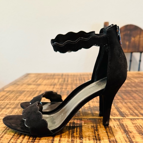 NWOT WORTHINGTON STRAPY HEEL SANDAL SLIP ON HEEL ELASTIC AROUND ANKLE SZ 10 - Picture 8 of 8